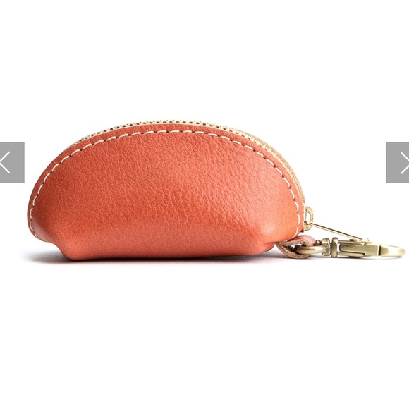Portland Leather Tiny Taco Keychain in Lilac - Picture 6 of 10